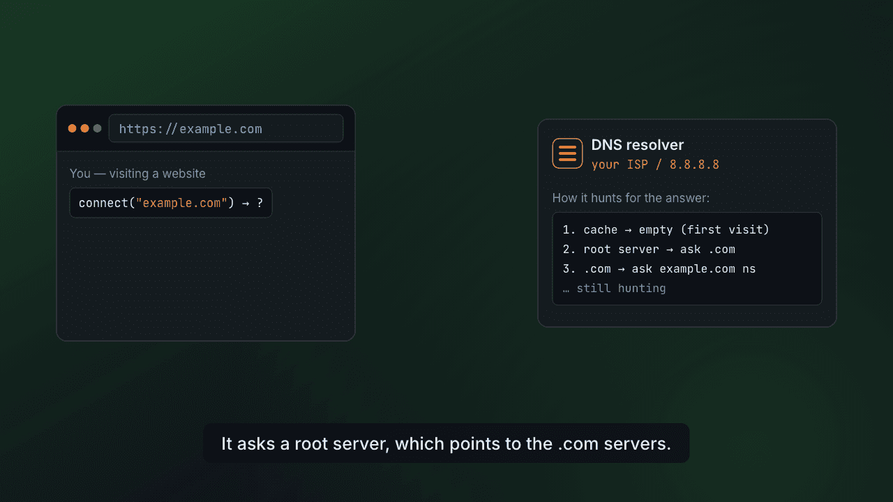 How does DNS work?