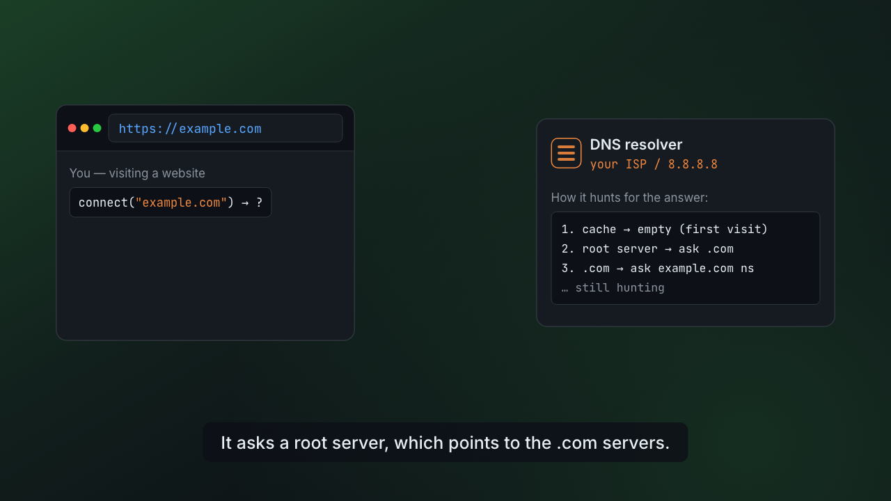 How does DNS work?